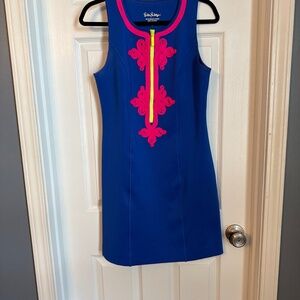 Blue and pink Lilly Pulitzer dress